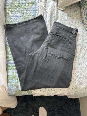 Madewell Black Straight-Leg Jeans